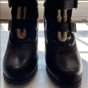 Vera Wang Warm Heel Ankle Booties